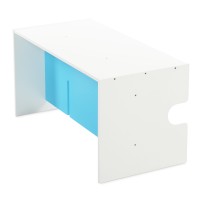 babycube Tisch/Bank, weiß lackiert
