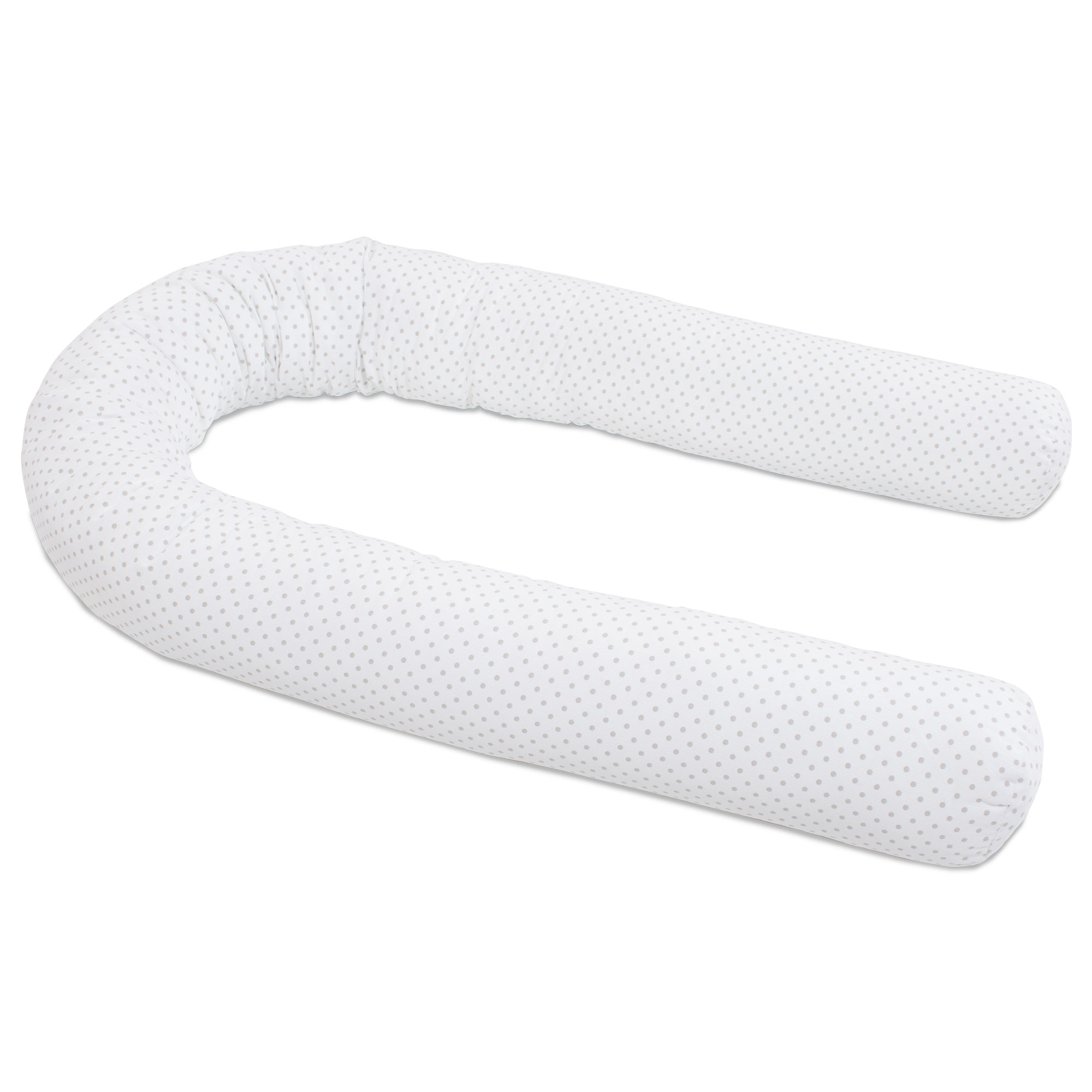babybay Nestchenschlange geflochten passend für Kinderbetten weiß/beige/aqua 