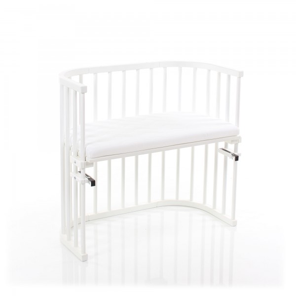 babybay Original Beistellbett, weiß lackiert mit Matratze ...