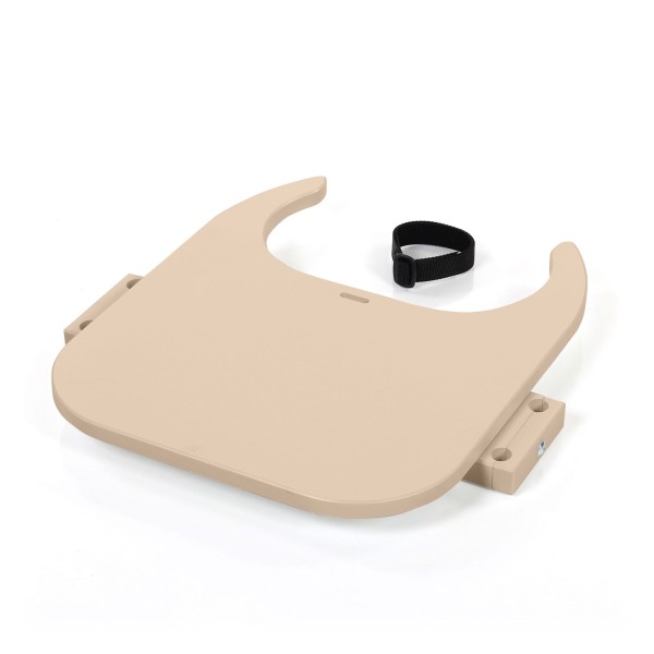 babybay Tischplatte Hochstuhlumrüstsatz passend für Modell Original, Maxi und Comfort, beige lackiert